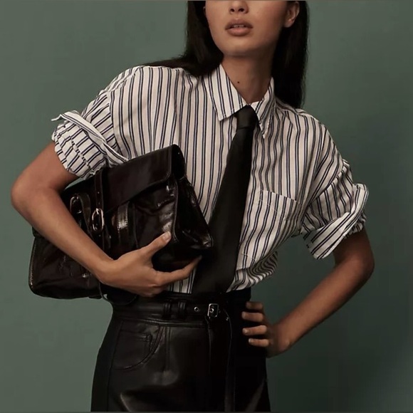 NWT Size M - The Bennet Buttondown Shirt by Maeve 100% Cotton (NWT US$ 98) - Picture 3 of 16